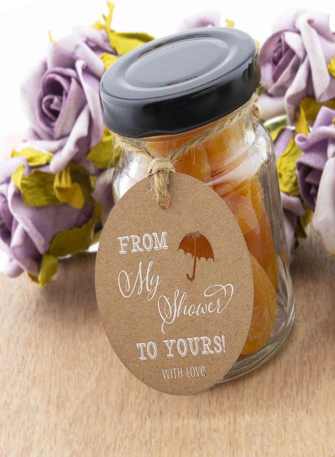 Summer-Ray.com Summer-Ray 50pcs from My Showers to Yours Bridal Shower Favors Gift Tags Thank You Tags (Kraft) - Image 3